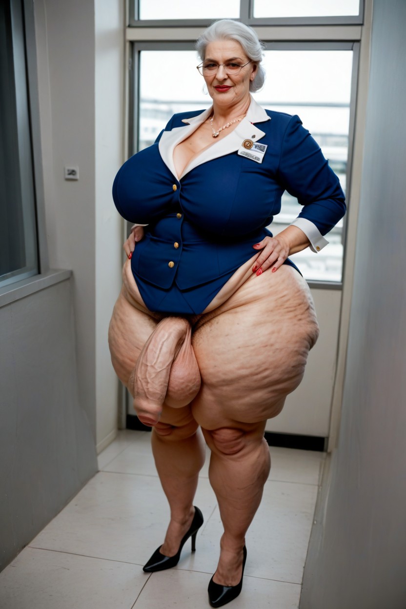 60+, Large Breast, Full Body AI Porn