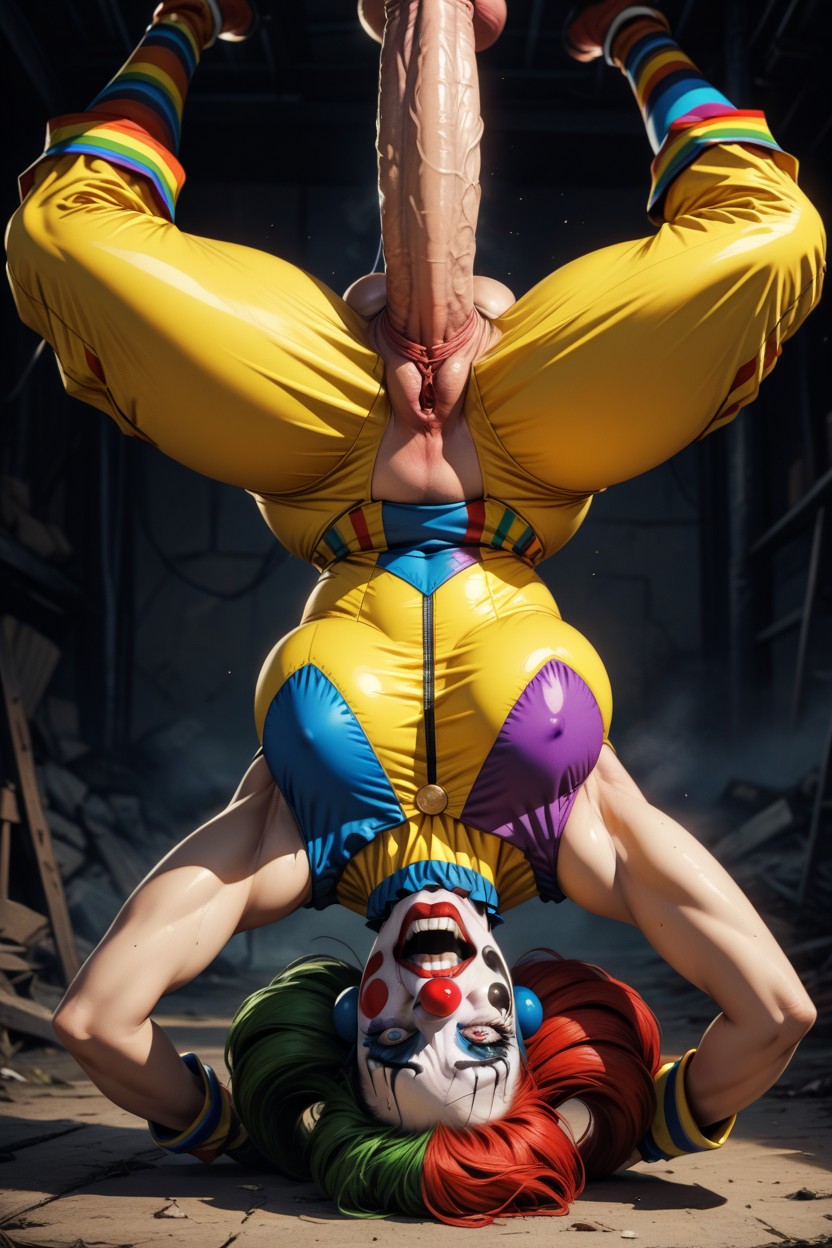 Protrudingasshole, Mega Cock, Hyper Cock Porno IA Hentai