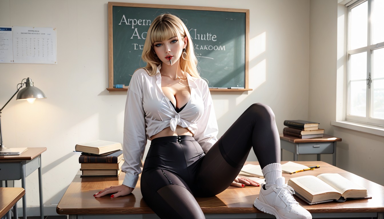 Sleek And Smooth Hair, Break, Break AI Porn