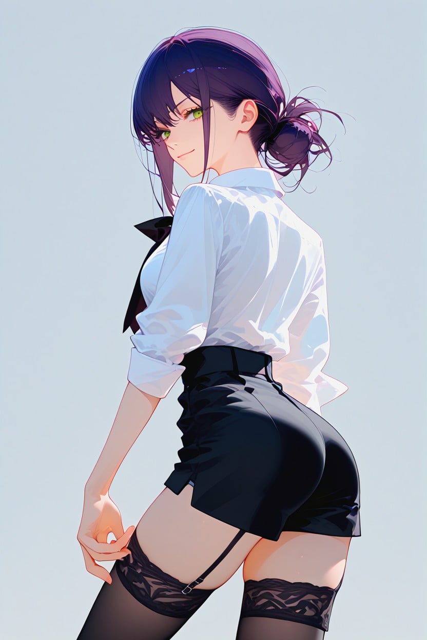 25+, Confident Smirk, Legs Aside Hentai AI Porn