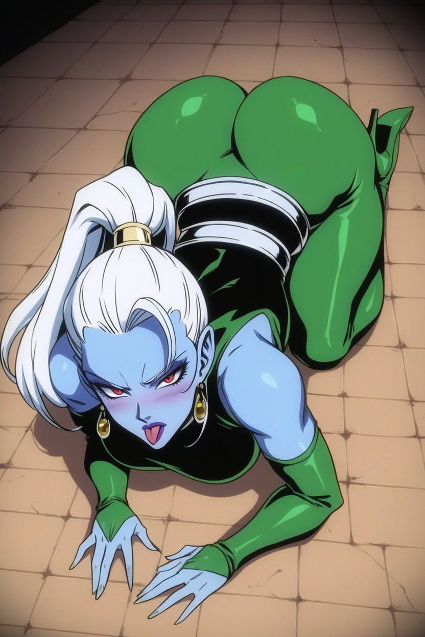 Clothed, Crawling On Floor, Large Ass Hentai AI Porn