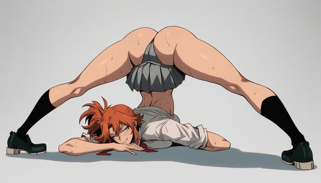 Jack O Lantern Pose, White Shirt, Red Tie Hentai AI Porn