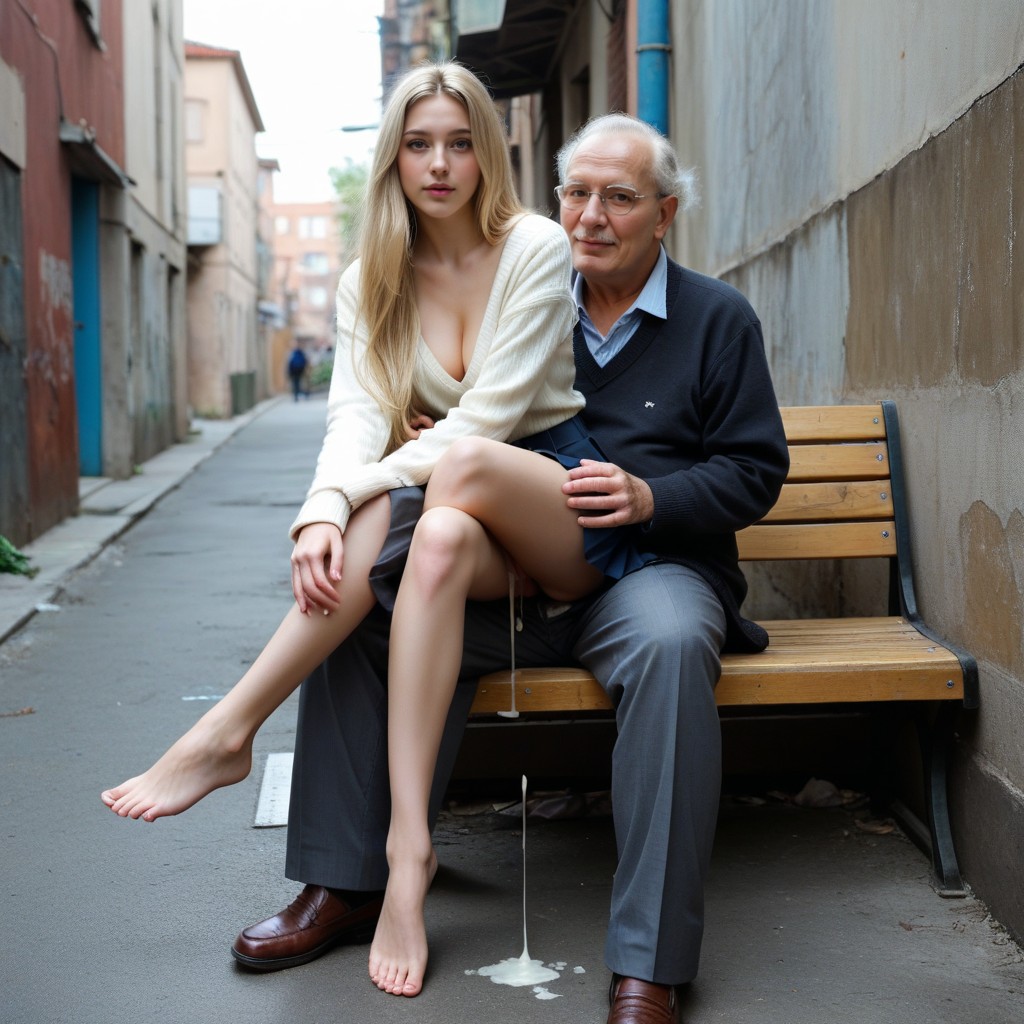 Full Body Shot, Sweater, Long Legs AI Porn