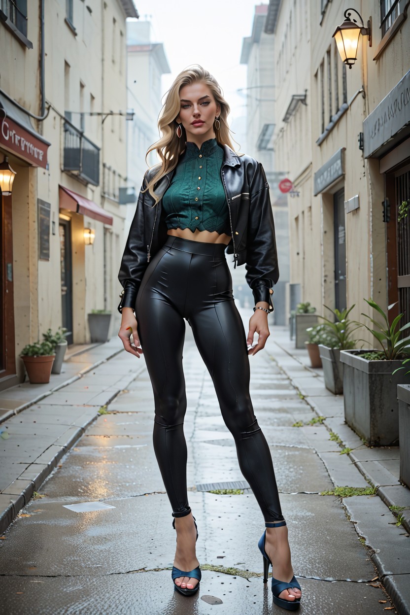 Extérieur, Beautiful Face, Grande Longueur Porno IA Hentai