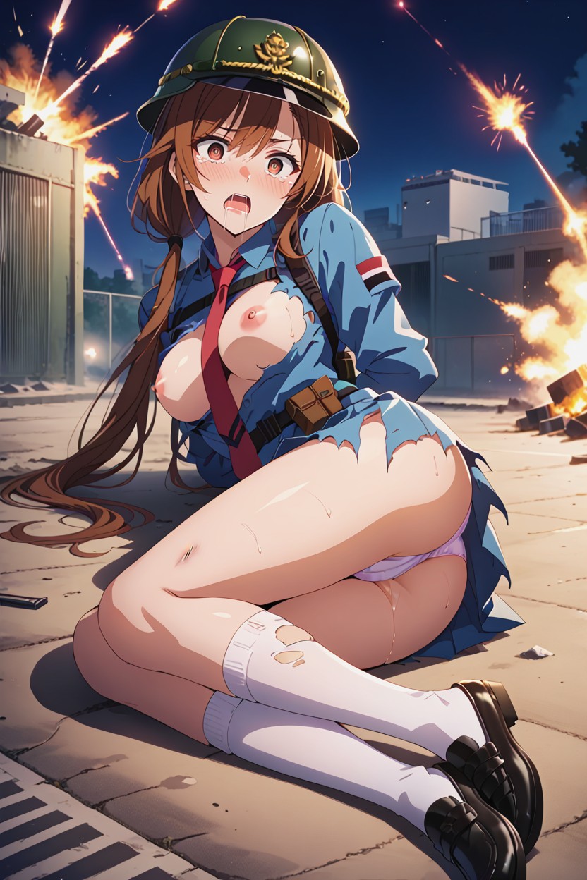 Saliva, Knees Up, Explosion AI Porn