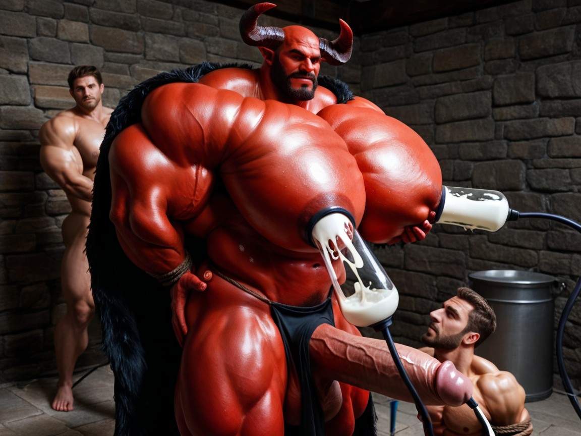 Legs Spread, Athletic Warrior, Pulling Nipple Porno IA Gay