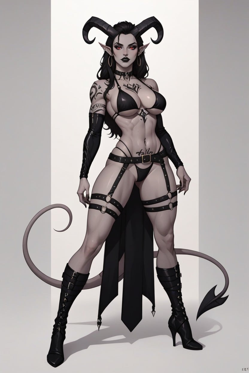 Tall, Pointed Ears Almost Like An Elfs, Character Image One Person Hentai IA