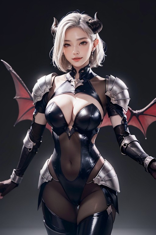 Waist Shot, Succubus, Cosplay AI Porn