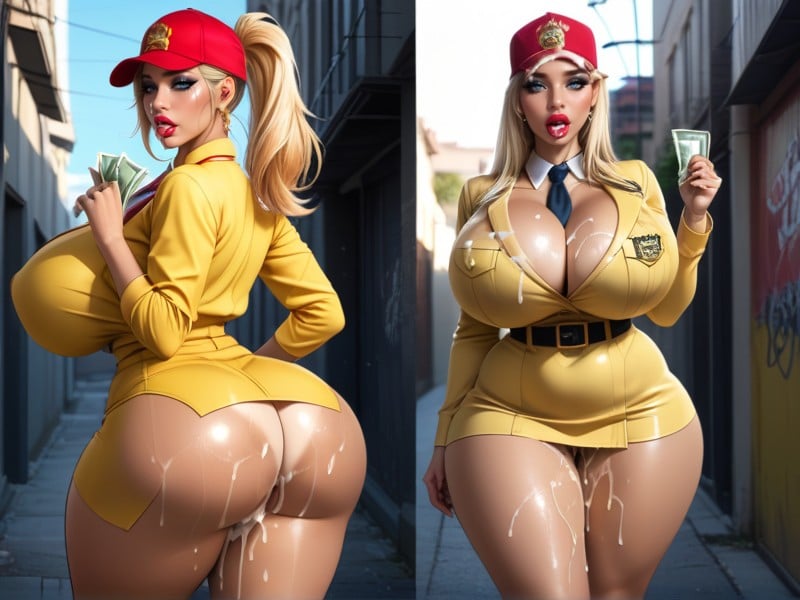 Thick, Bimbo, Massive Ass AI Porn