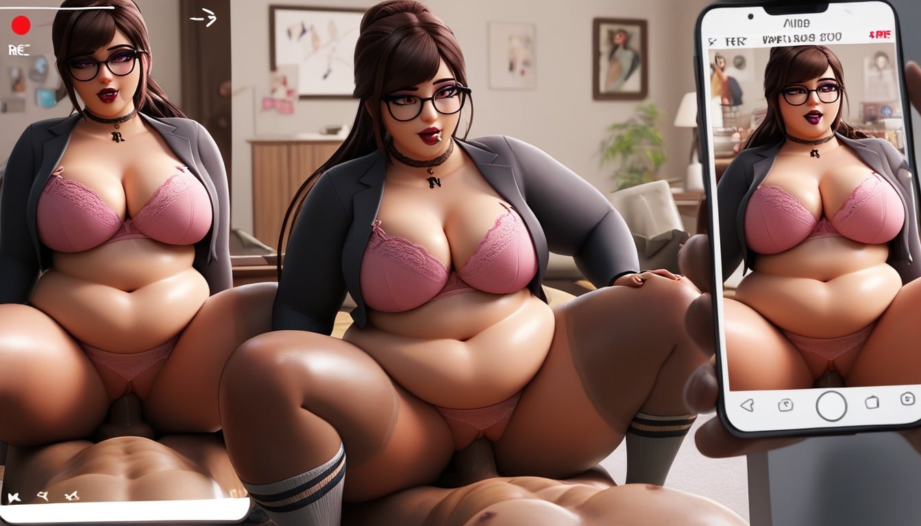 Cuckold Humiliation, Fat Men, Watching BBW AI Porn