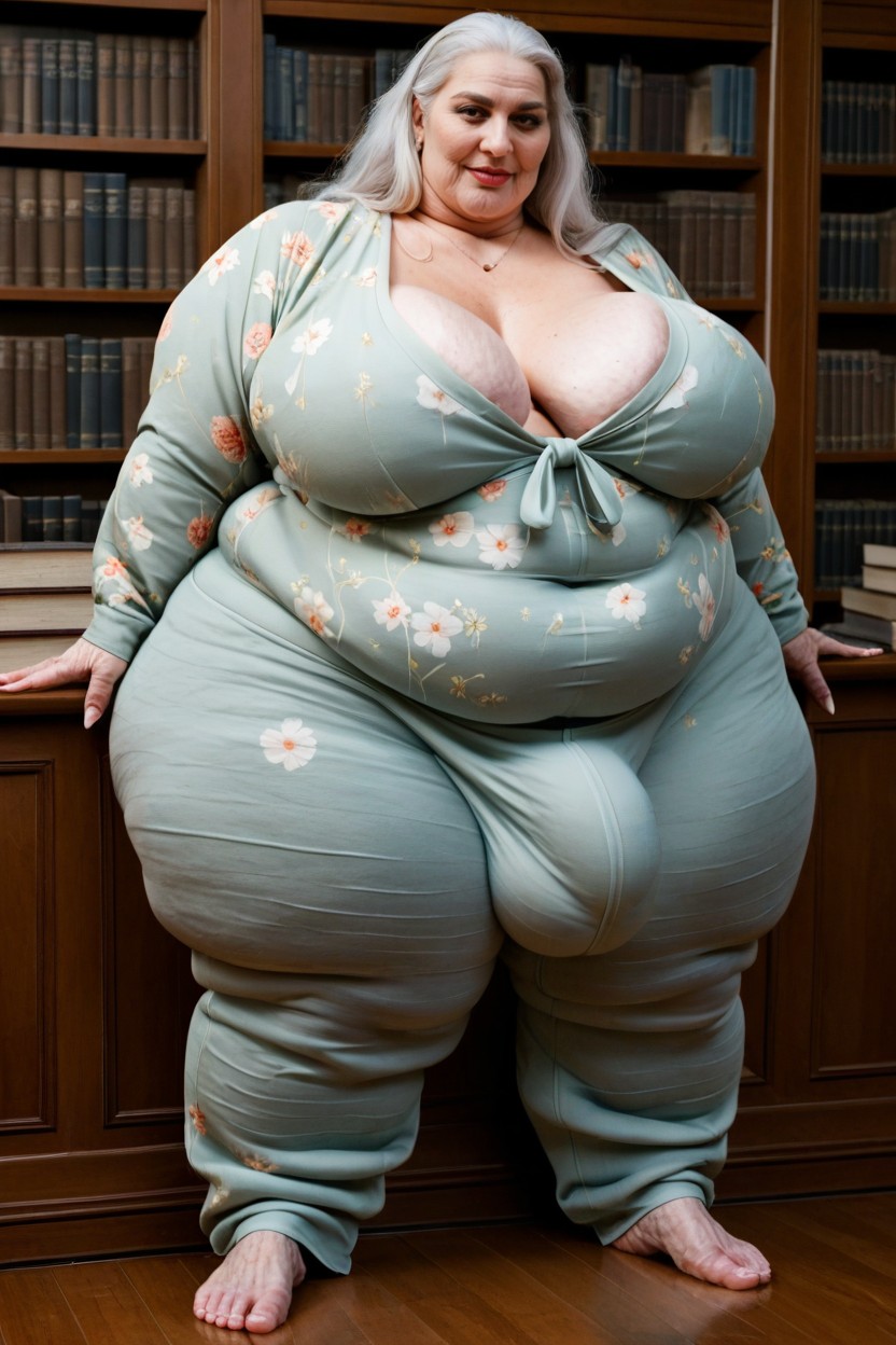 Large Breast, Large Long Bulge Through Clothing, Hairy Bushy Thighs Like A Sasquatch AI Porn