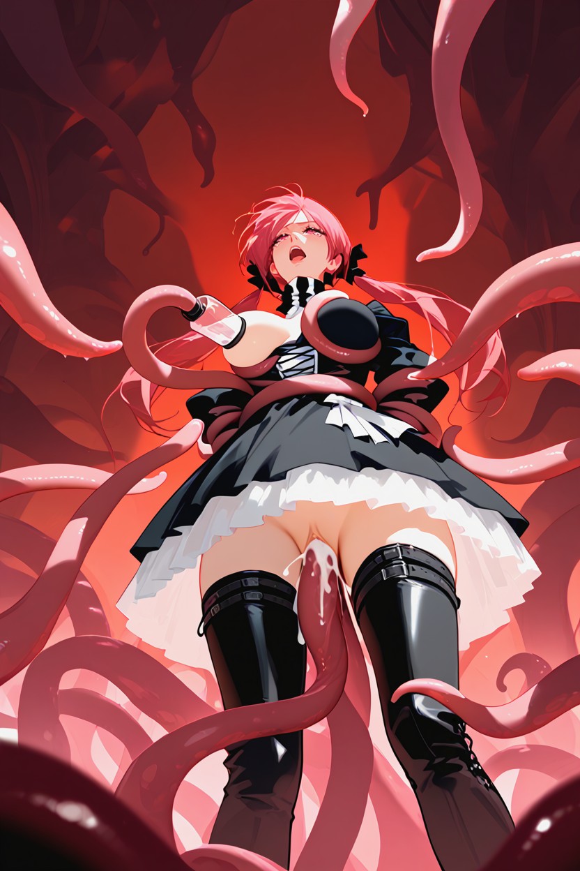 Tentacles Around Belly, Creampie, Tentacles Around Body Hentai AI Porn