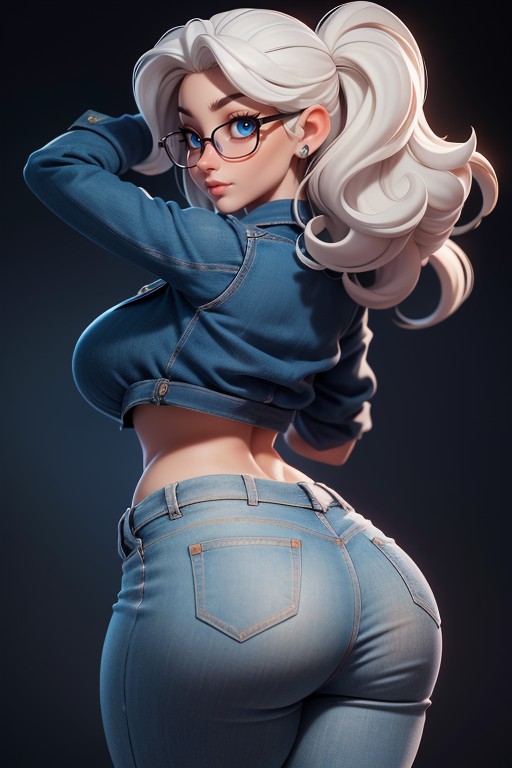 Huge Massive Ass, Correct Body Proportions, Tight Jeans Hentai AI Porn