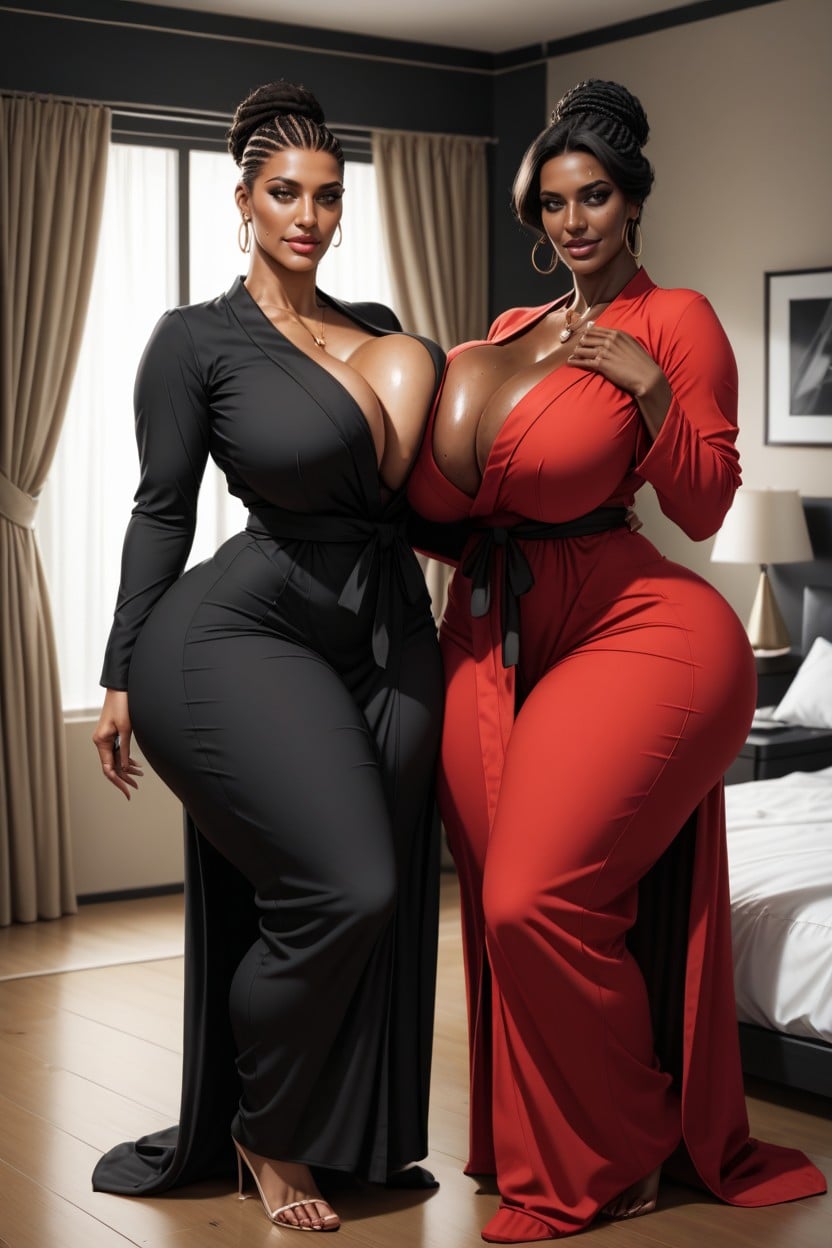 Massive Ass, Wide Hips, Straight AI Porn