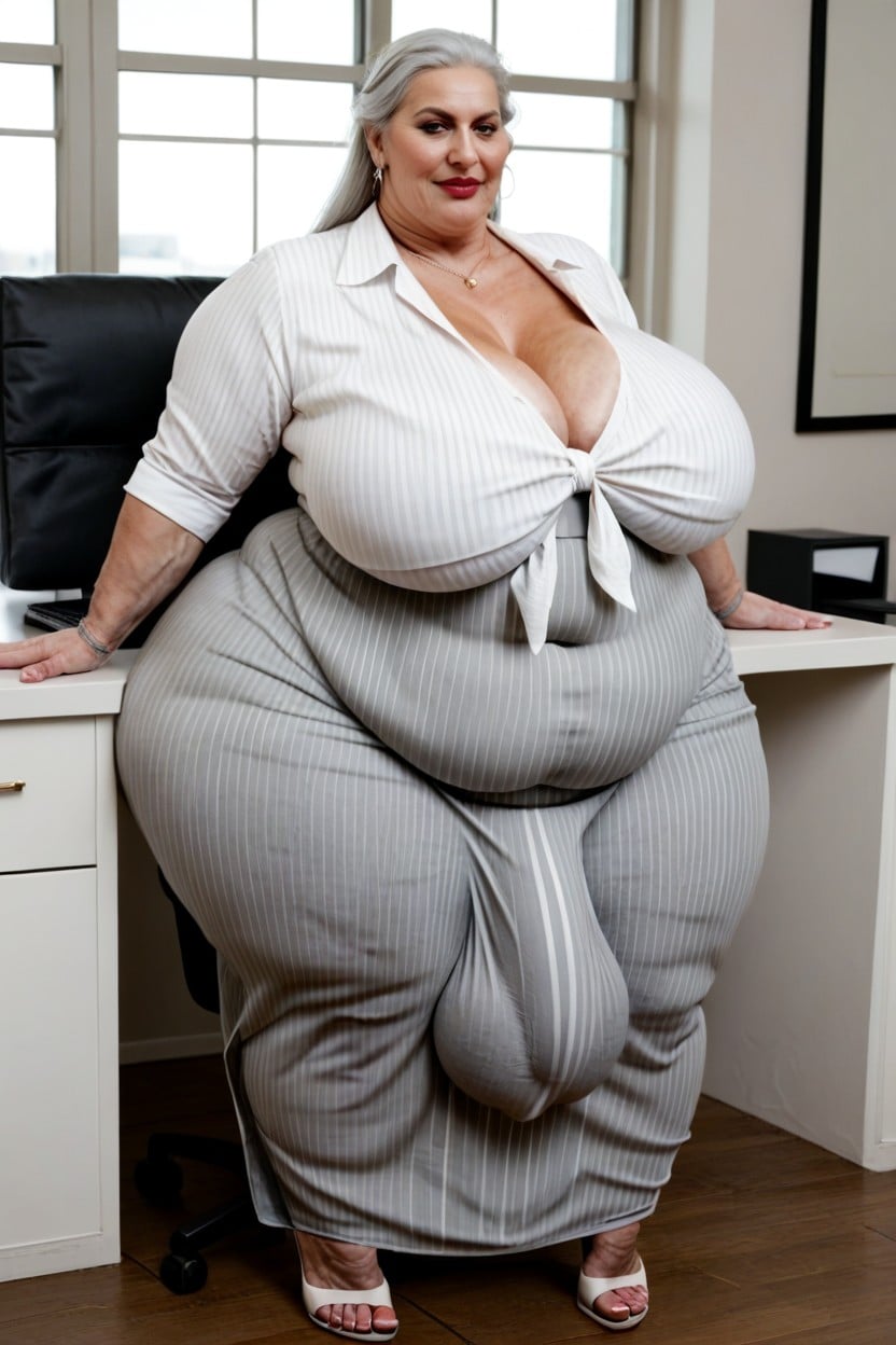 Rizado, Obese Flabby Fat, Offices Porno IA