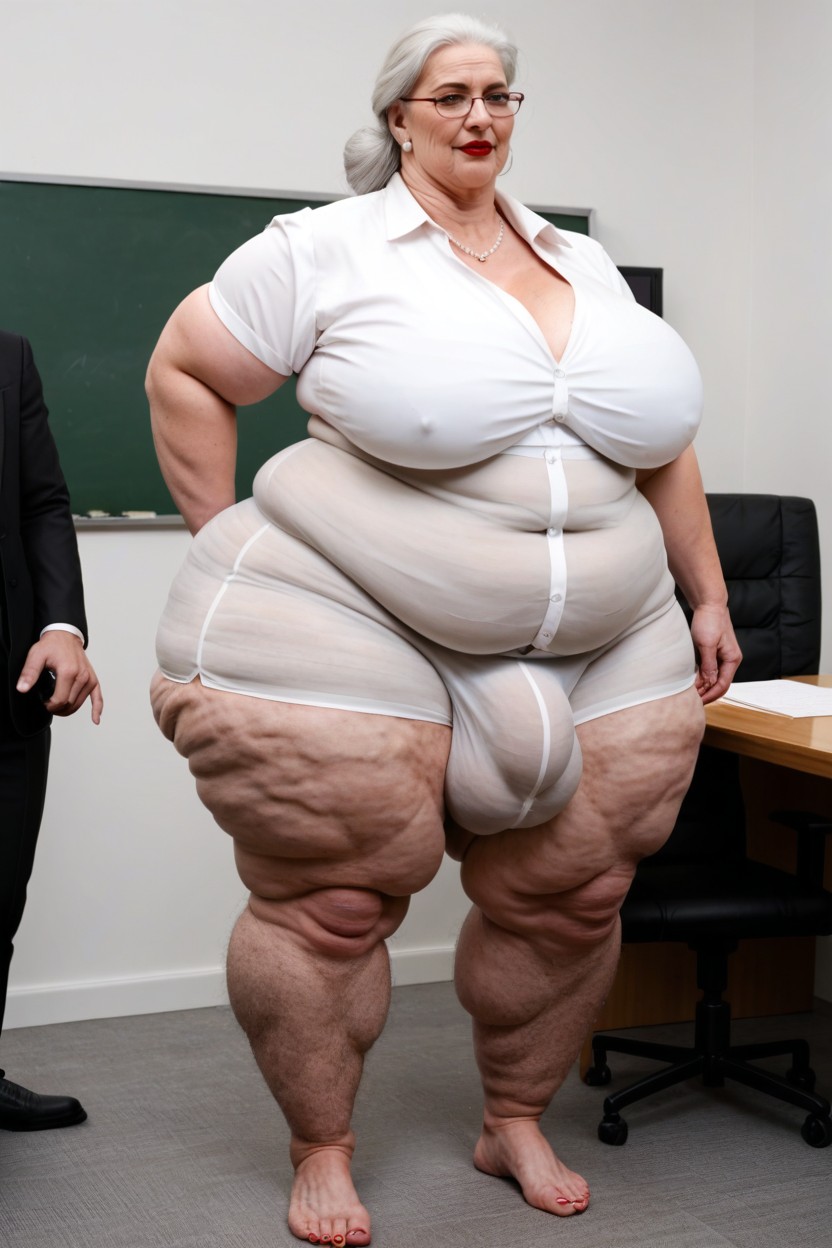Long Length, Straight, Large Long Bulge Through Clothing AI Porn