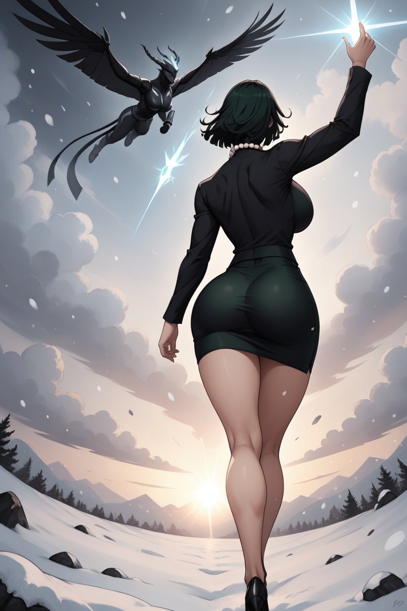 Light, Tornado, Green Eyes Hentai AI Porn