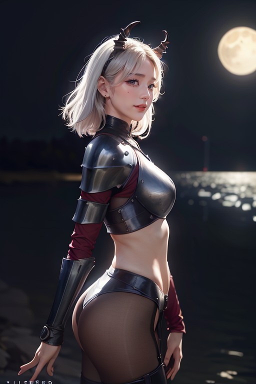 Malicious Smile, Red Eyes, Cosplay AI Porn