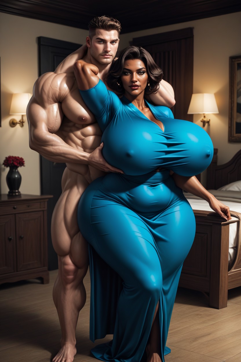 Gigantic Male Bodybuilder, Alpha Male, 25+ AI Porn