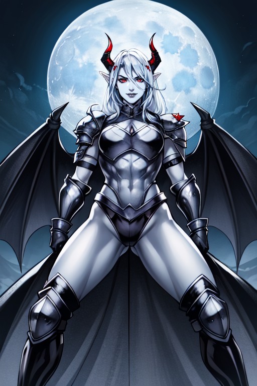 Waist Shot, Dark Fantasy, Defined Body AI Porn