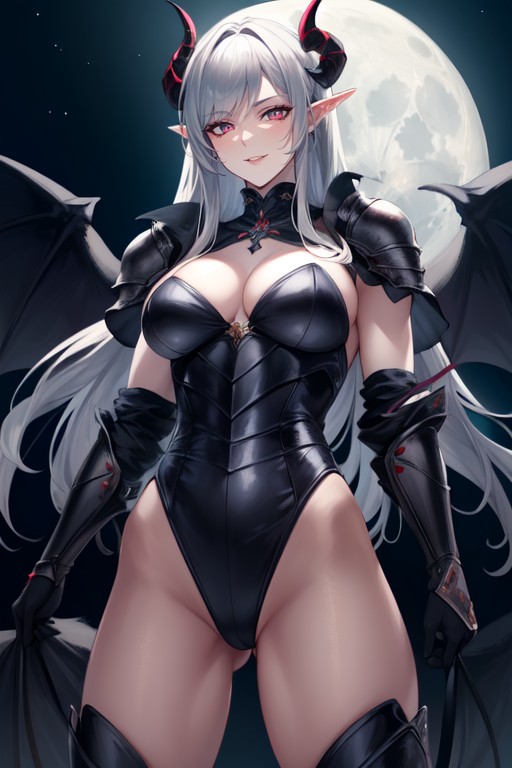 Moon, Gothic, Full Plate Armor AI Porn