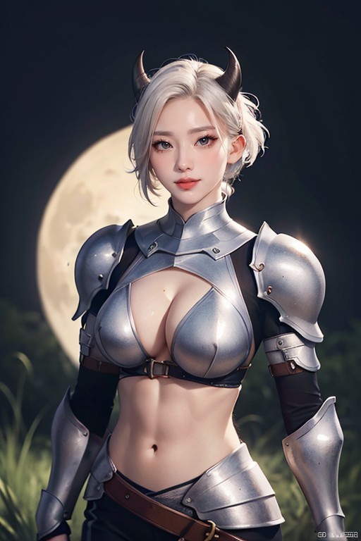 Cosplay, Succubus, Pale Light AI Porn