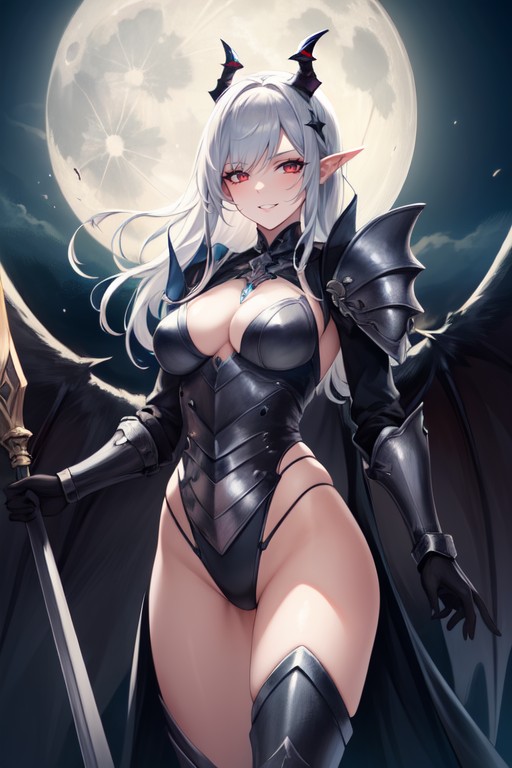 Big Moon, Waist Shot, Succubus AI Porn
