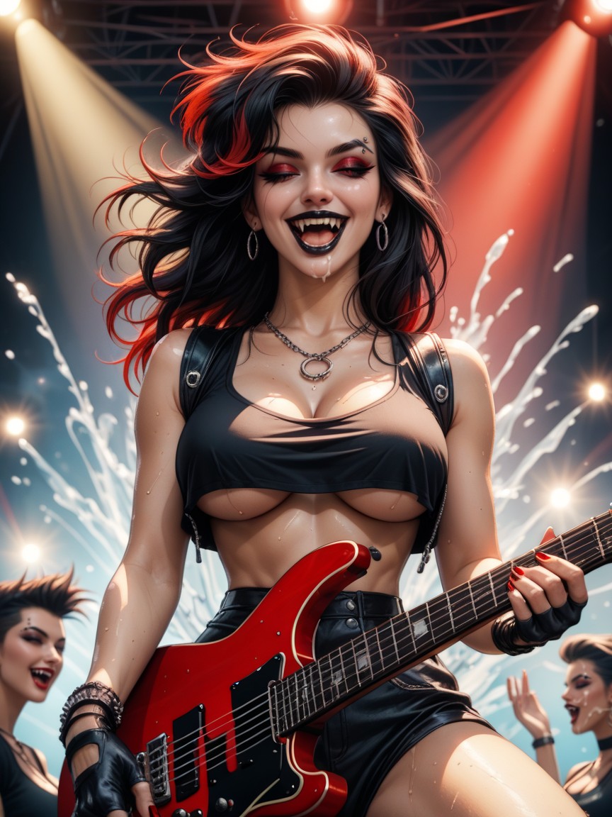 Backup Singers, Sexy, Big Tits Hentai AI Porn
