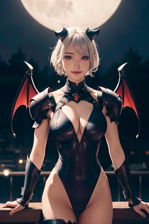 Succubus, Red Eyes, 25+ AI Porn