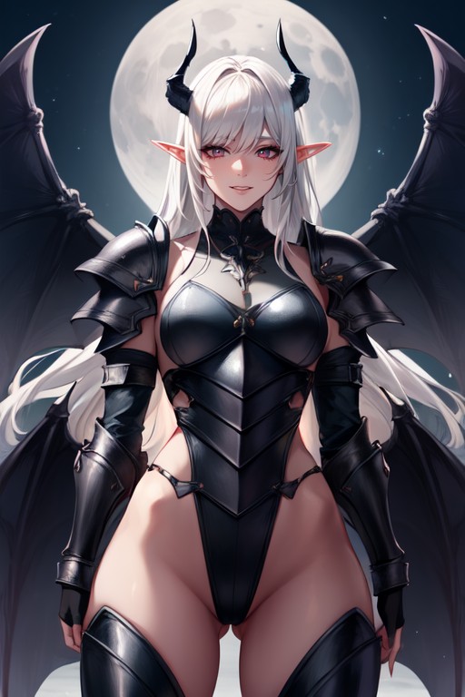 Pale Light, Moonlight, Extremely Waist AI Porn