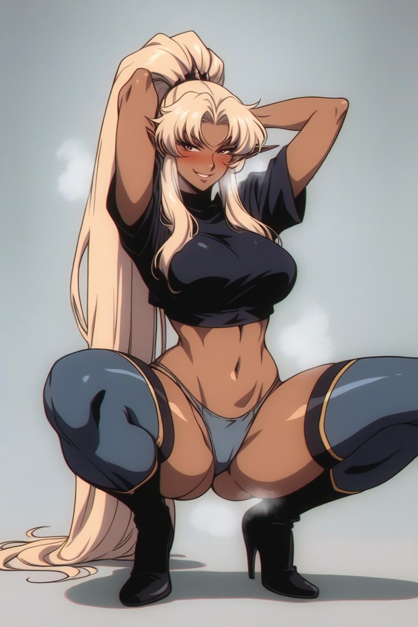 High Resolution, Arms Up, Elf Hentai AI Porn