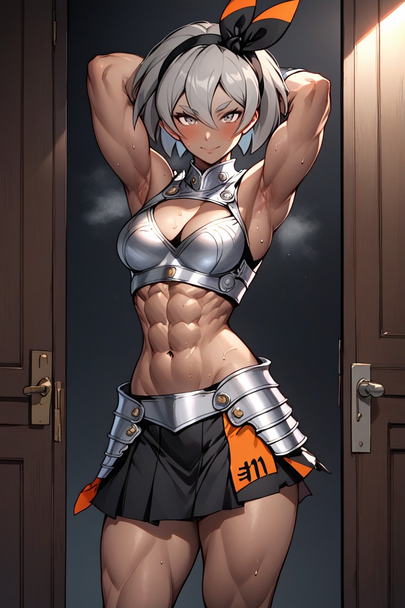 Fit, Curvy Body, Armour Cuisse Hentai AI Porn