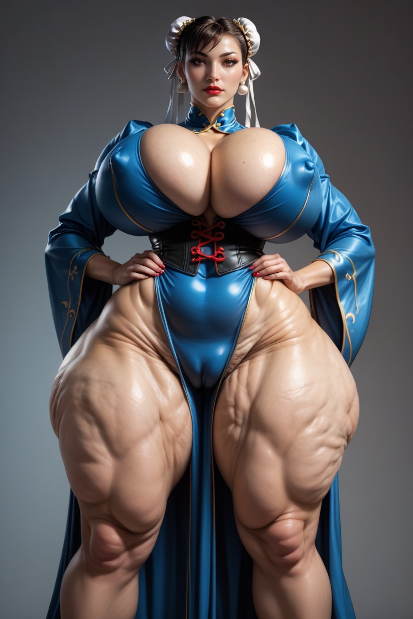 Sweaty Body, Corset, Humongous Hips Hentai AI Porn