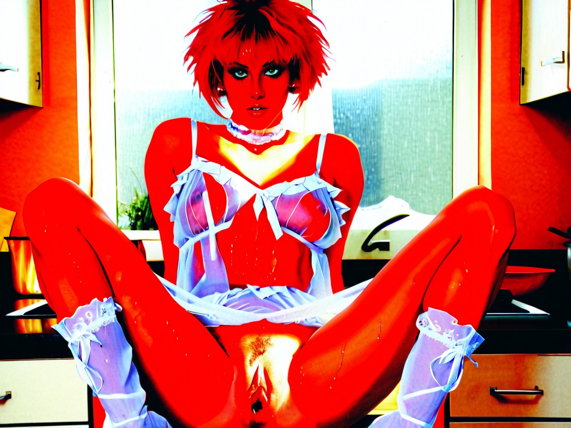 Cutest Girlfriend, Very Short Hair, Full Body AI Porn
