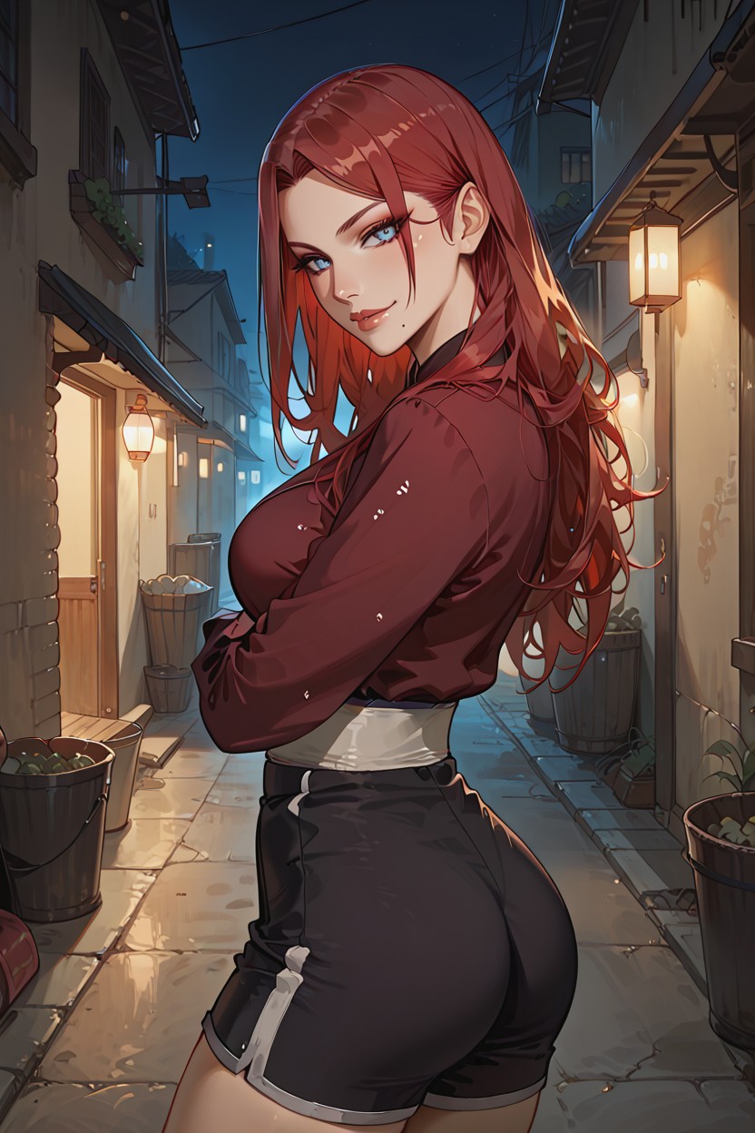Long Hair, Forehead, Scantily Clad Hentai AI Porn