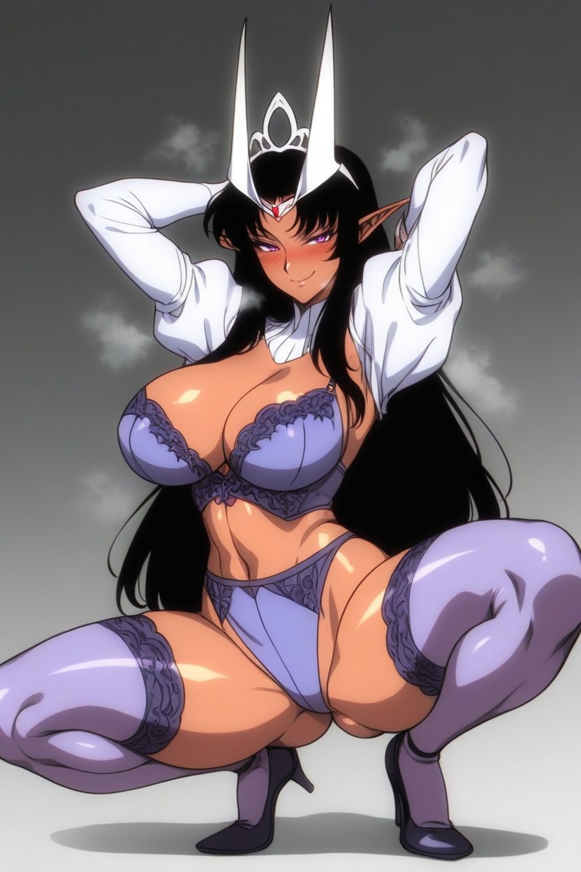 High Resolution, Arms Up, Large Ass Hentai AI Porn