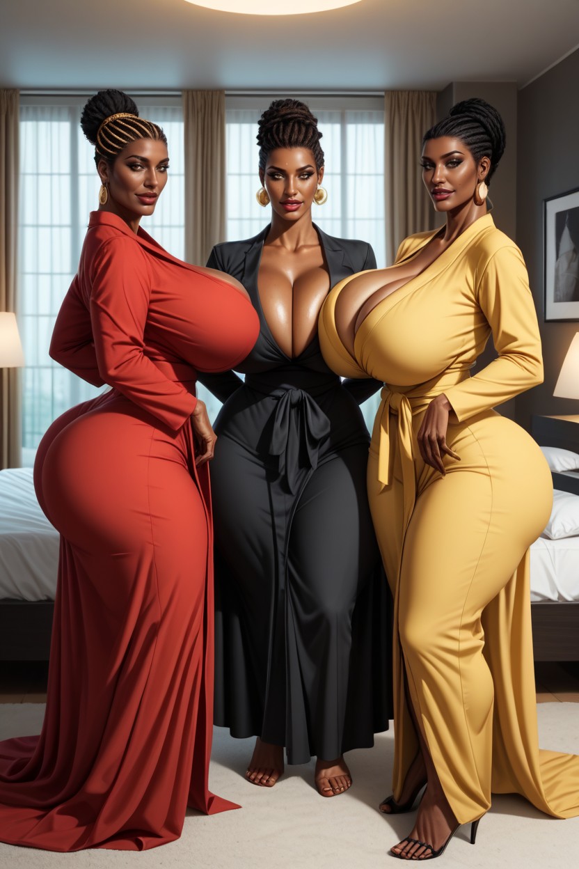 Bathrobe, Bodybuilder, Massive Ass AI Porn