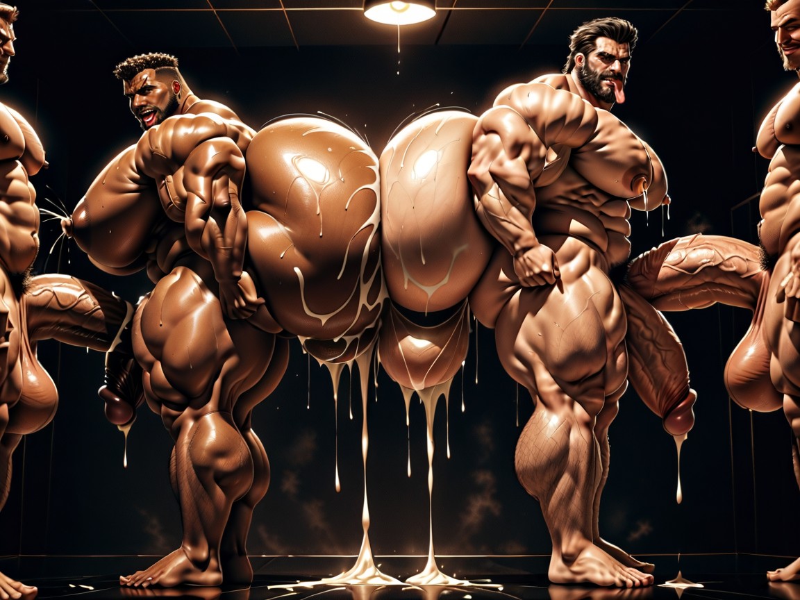 Man Men Only, Hyper Massive Ass, Extreme Hyper Boobs Porno IA Gay