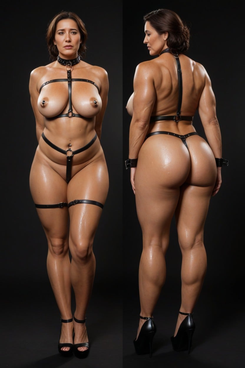 Wide Hips, Rear View, Thick MILF AI Porn