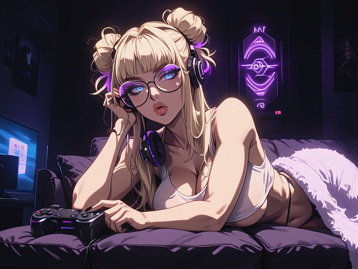 High Cheek Bones, Puffy Labia, Full Body Hentai AI Porn