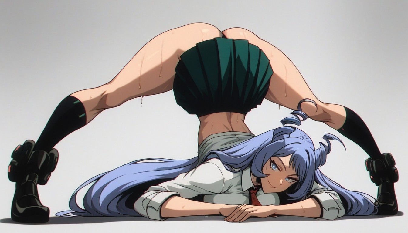 Legs Spread Very Wide, Large Breast, High Resolution Hentai AI Porn