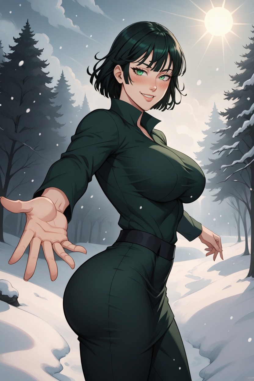 Big Ass, Big Breast, Dark Hair Hentai AI Porn