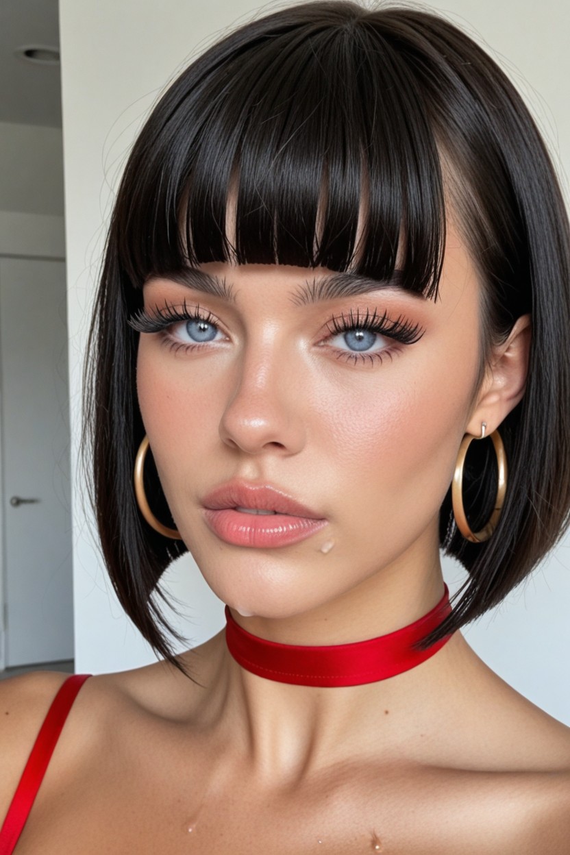 Hyper Realistic, Award Winning Photo, Blue Eyes AI Porn
