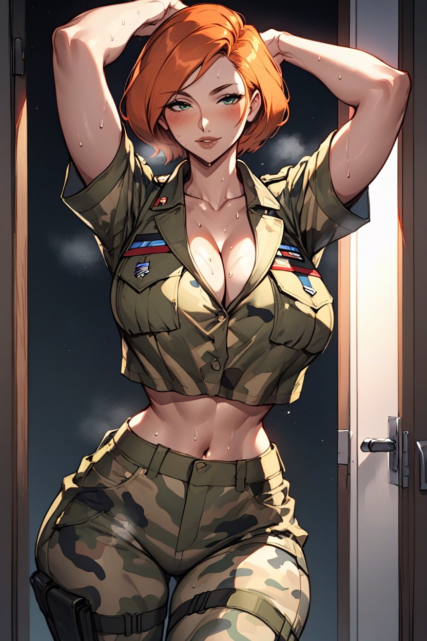 Night Time, Short Length, Solo Female Hentai AI Porn