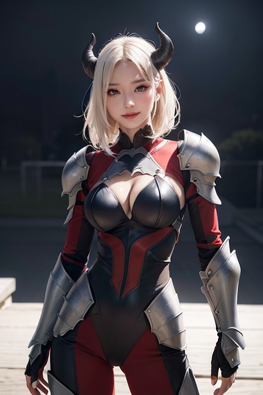 Pale Light, Knight Armor, Extremely Waist AI Porn