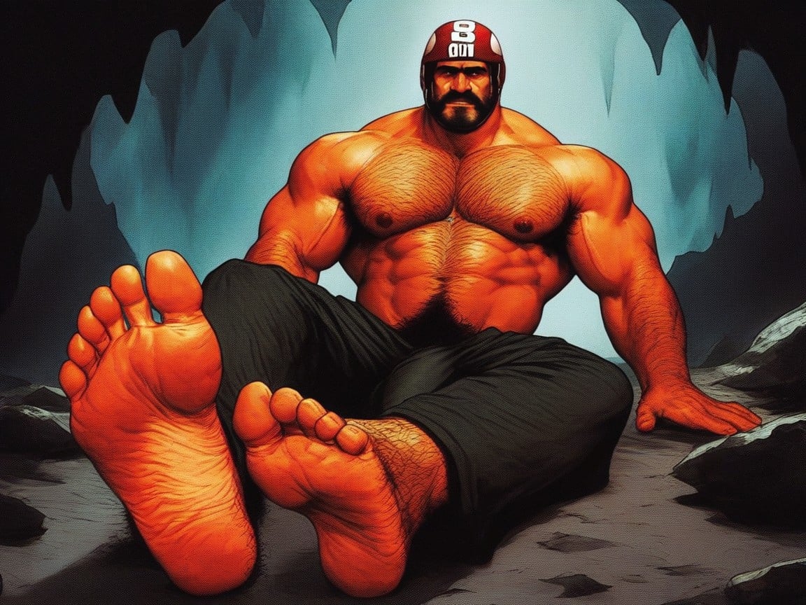 Male Foot Fetish Focused, Person, Hips Porno IA Gay