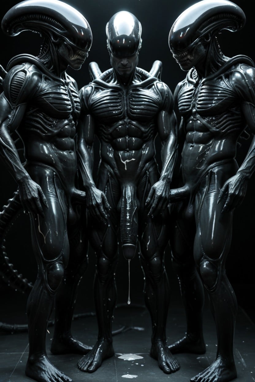 3 Personnes, Nsfw, Gay Porno IA Gay
