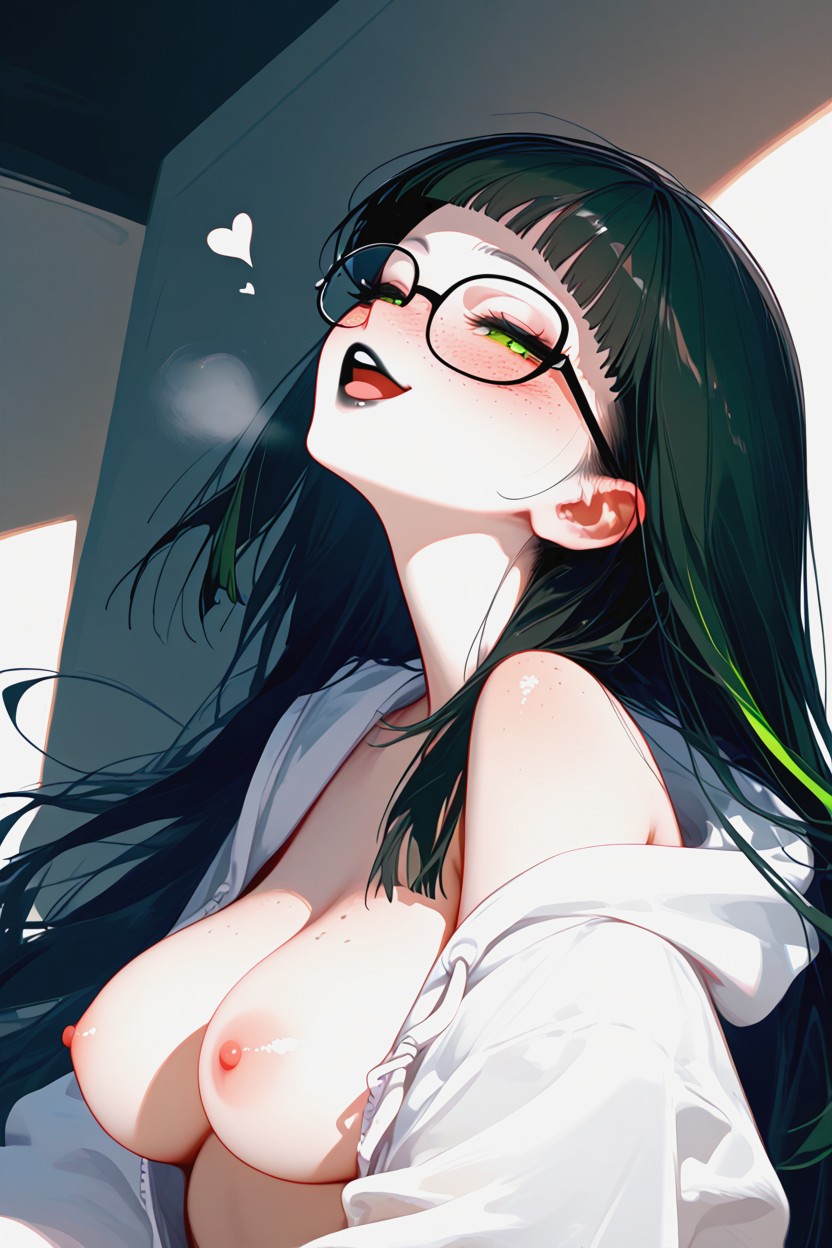 Moaning, Gaming Room, Normal Vulva Hentai AI Porn