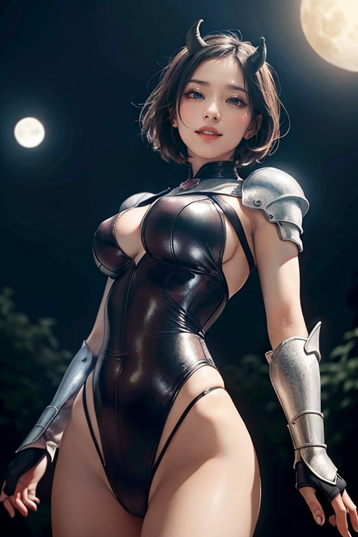 Elf Ears, Standing, Fit Body AI Porn