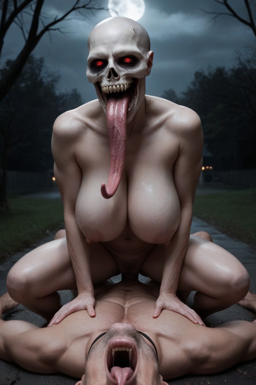 Skulls All Over The Place, Head Skulls Everywhere, Eyeless AI Porn